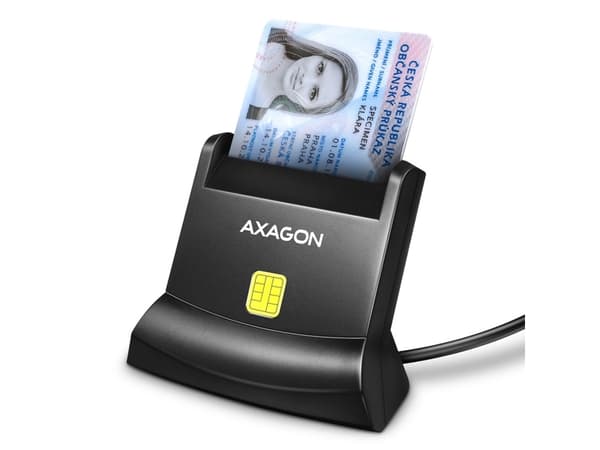 AXAGON CRE-SM4N - Kortläsare Svart
