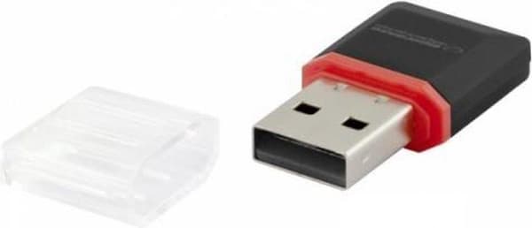 Esperanza EA134K kortläsare Svart, Silver, Transparent USB 2.0