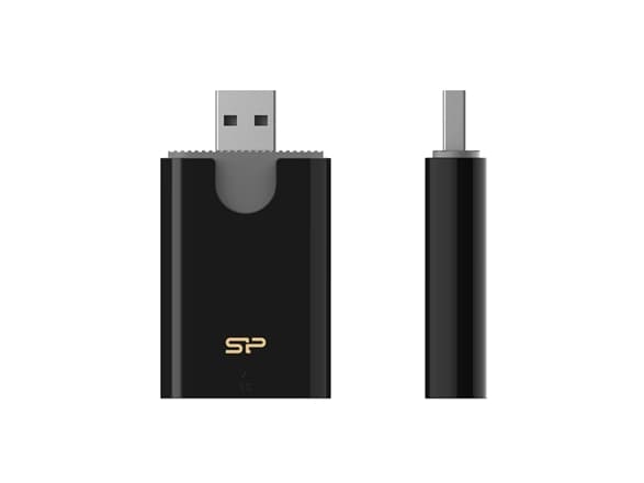 SILICON POWER Combo - Kortinlukija (MMC, SD, microSD) - USB 3.2 Gen 1