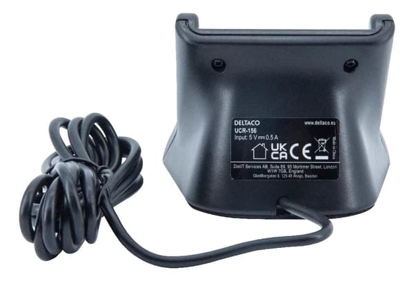 DELTACO UCR-156 Smart card reader, USB, black