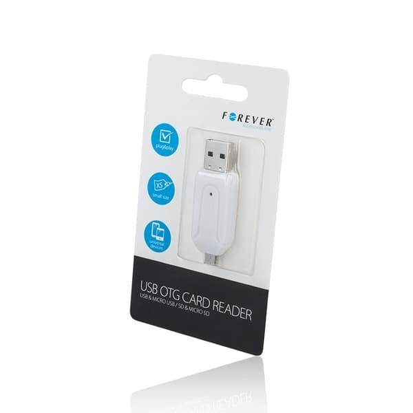 Forever USB OTG Kortläsare USB & microUSB / SD & micro SD