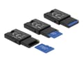 Miniatyrbild 4 av 5: Delock - Kortläsare (microSD, microSDHC, microSDXC, microSDHC UHS-I, microSDXC UHS-I, microSDHC UHS-II, microSDXC UHS-II) - USB 2.0