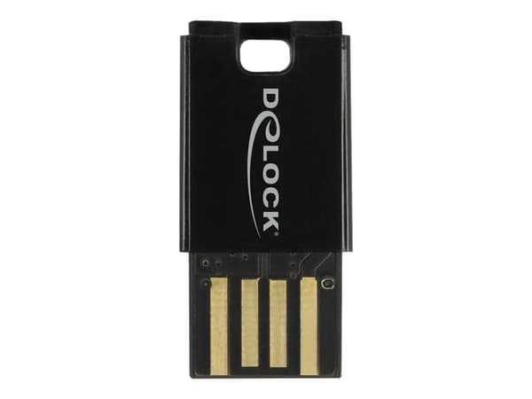 Delock - Kortläsare (microSD, microSDHC, microSDXC, microSDHC UHS-I, microSDXC UHS-I, microSDHC UHS-II, microSDXC UHS-II) - USB 2.0