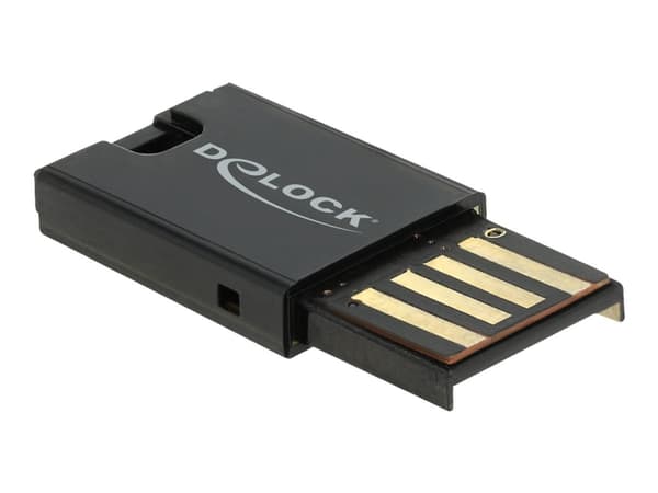 Delock - Kortinlukija (microSD, microSDHC, microSDXC, microSDHC UHS-I, microSDXC UHS-I, microSDHC UHS-II, microSDXC UHS-II) - USB 2.0