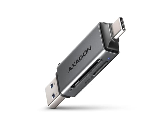 AXAGON CRE-DAC - Kortläsare - USB 3.2 Gen 1 / USB-C
