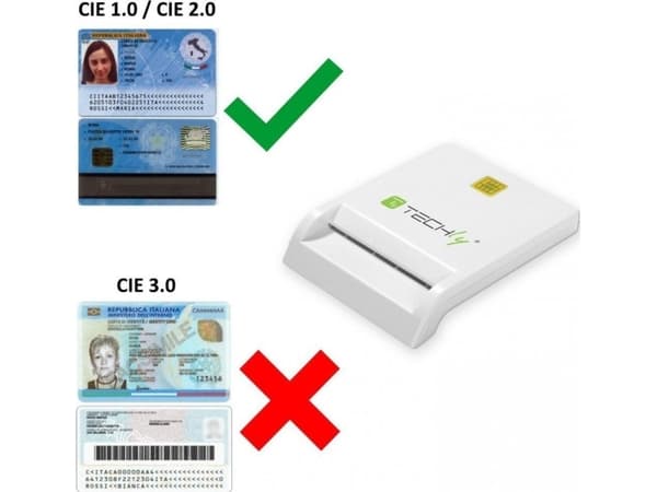 Techly I-CARD CAM-USB2TYC, USB 2.0, 1,5 m, Musta, 102 g