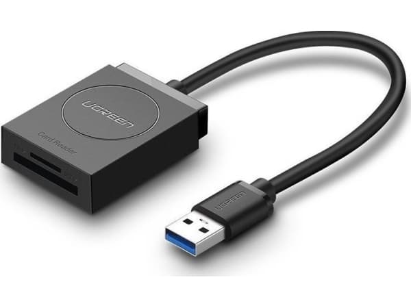 UGREEN USB adapter SD card reader, microSD (black)