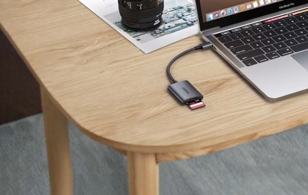 Ugreen USB-C kortinlukija, UGREEN CM401 (harmaa)