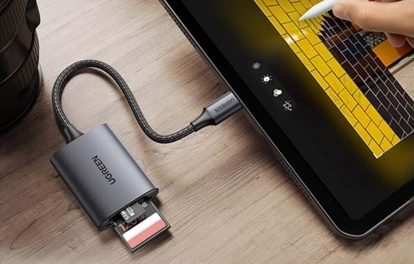 Ugreen USB-C kortinlukija, UGREEN CM401 (harmaa)