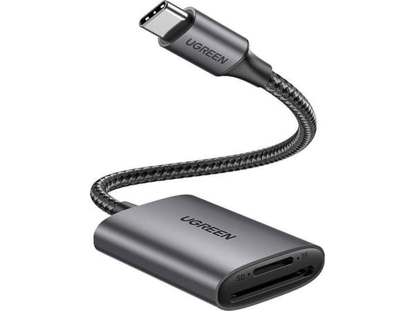 Ugreen USB-C kortinlukija, UGREEN CM401 (harmaa)