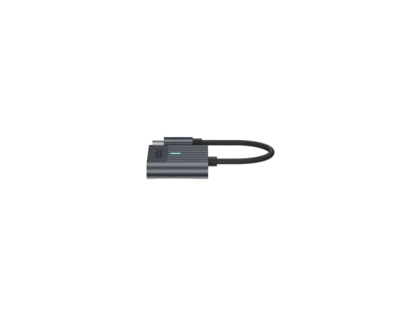 Rapoo UCR-3001, MMC, MicroSD (TransFlash), SD, SDHC, SDXC, Svart, 5000 Mbit/s, Aluminium, USB 3.2 Gen 1 (3.1 Gen 1) Typ-C, 54 mm