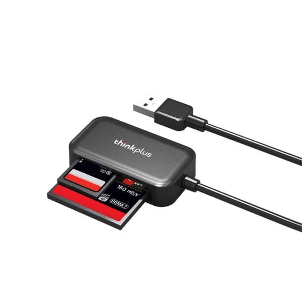 LENOVO Thinkplus USB3.0 3-in-1 Transmission CF TF SD -kortinlukija