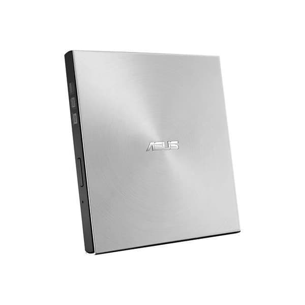 ASUS - Extern DVD RW-enhet SDRW-08U7M-U/SIL/G/AS/P2G - DVD-brännare - USB 2.0 - 24x (CD) / 8x (DVD) - Grå Silver