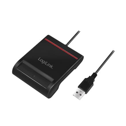 Logilink | USB 2.0 card reader, for smart ID | CR0047 | Card Reader Svart
