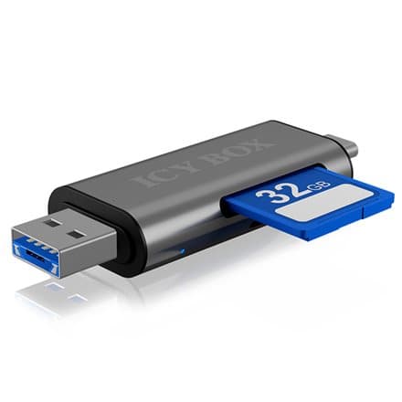 Czytnik kart IB-CR200-C USB 2.0 Type-C,TYPE_A