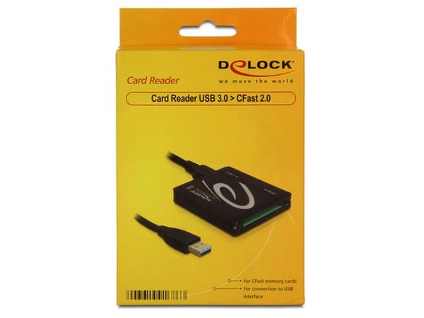 Delock SuperSpeed USB 5 Gbps Card Reader for CFast memory cards