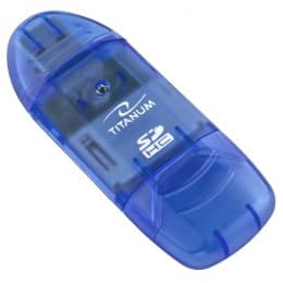 TITANUM TA101B kortlæser Blå USB 2.0