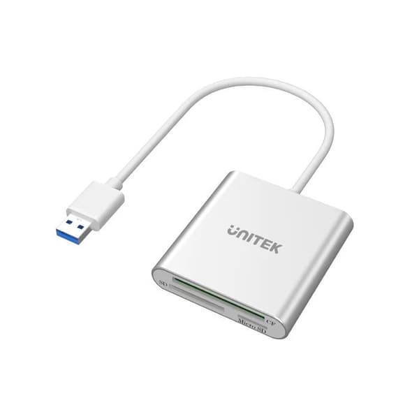 UNITEK Y-9313 kortläsare USB 3.2 Gen 1 (3.1 Gen 1) Silver