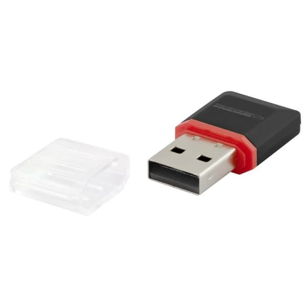 Esperanza EA134K kortlæser Sort, Sølv, Transparent USB 2.0