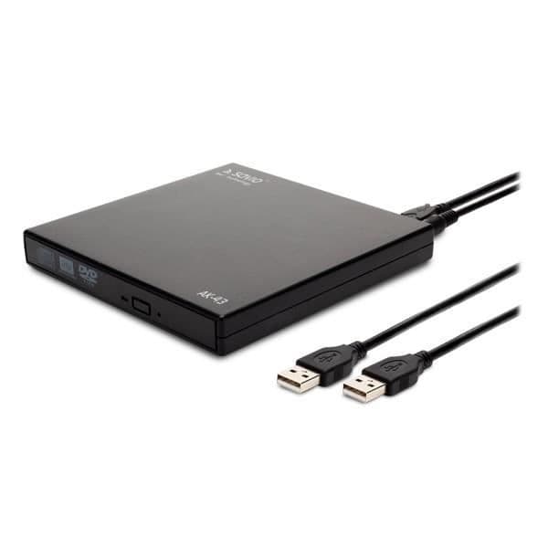 DVD-brännare - SAVIO - AK-43 - Svart - USB - CD, DVD, CD-R, DVD-R, DVD+R DL Svart
