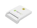 Miniatyrbild 4 av 5: Techly Compact Smart Card Reader/Writer USB2.0 White I-CARD CAM-USB2TY, USB 2.0, 1,5 m, Vit, 107 g