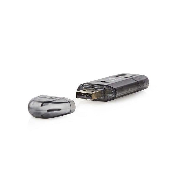 NEDIS čtečka paměťových karet/ MMC / SD / SDHC / USB 2.0/ černá