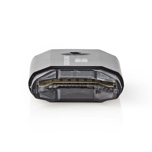 NEDIS čtečka paměťových karet/ MMC / SD / SDHC / USB 2.0/ černá
