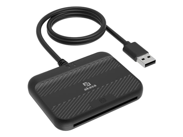 Akasa AKASA kortinlukija AK-CR-14BK, ulkoinen, USB
