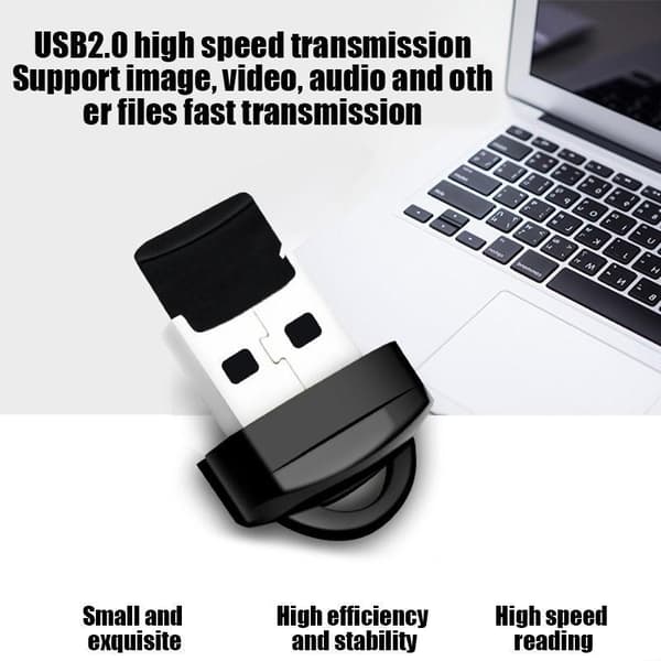 NÖRDIC USB-A kortlæser MicroSD UHS-I