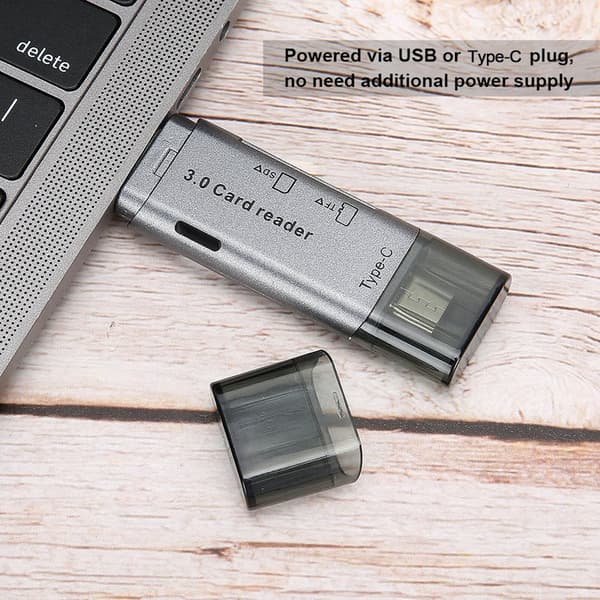 USB C-adapter til hukommelseskort