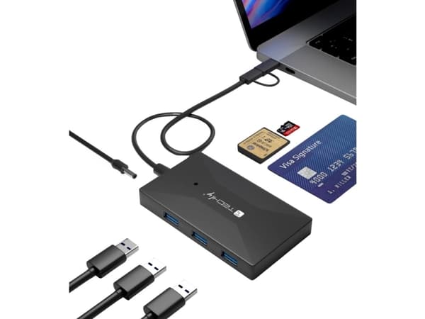 TECHly - Kortinlukija - USB 3.0/USB-C