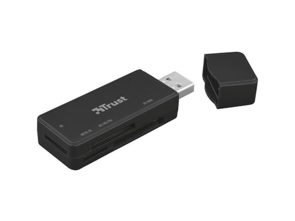 Trust NANGA, MS Micro (M2), Muistitikku (MS), MicroSD (TransFlash), SD, Musta, USB 3.2 Gen 1 (3.1 Gen 1) Type-A, Windows 10 Education, Windows 10 Edu
