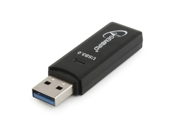 Gembird UHB-CR3-01 - Kortleser (microSD, SD, microSDHC, microSDXC, MMC, RS-MMC, SDHC, SDXC, TransFlash) - USB 3.0