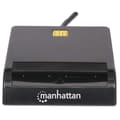 Miniatyrbild 3 av 5: Manhattan USB-A Contact Smart Card Reader, 12 Mbps, Friktionstyp kompatibel, Extern, Windows eller