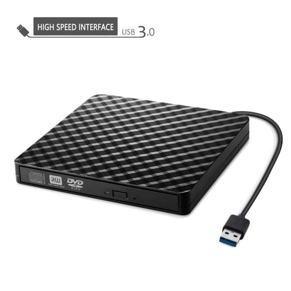 Extern USB 3.0 DVD-R &amp; CD-RW brännare kompatibel med Windows 2000/XP/Vista/Windows7/8/10 Mac OSX