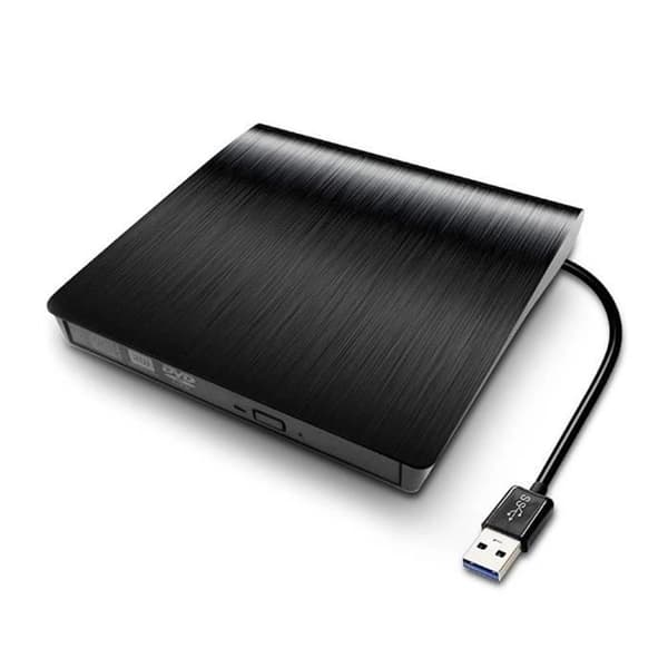 Extern DVD-brännare - Slim - USB 3.0 - Windows-kompatibel - Svart - Bärbar