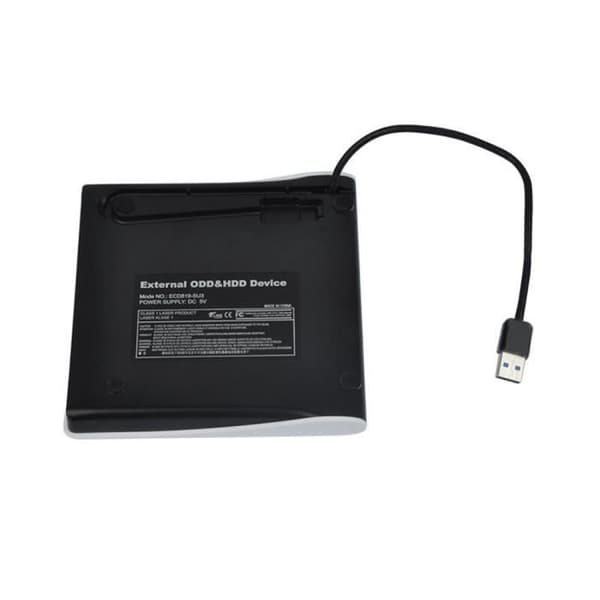 USB 3.0 bärbar extern DVD-enhetsbrännare - Märke - Modell - DVD-RW 8x - CD-R 24x - Vit