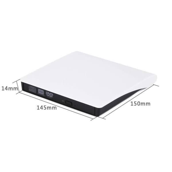 USB 3.0 Ultra Slim Portabel Extern DVD CD-brännare - Extern enhet DVD ROM CD USB CD-spelare RW Writer-R #1043