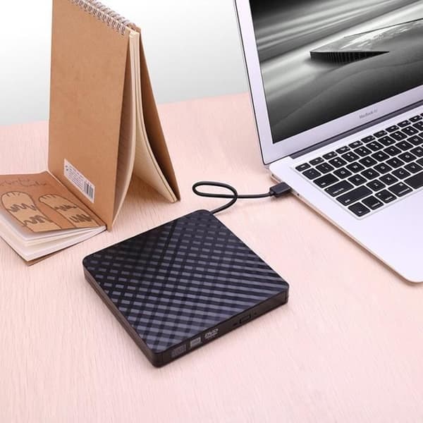 Extern CD DVD-spelare USB 3.0 - YIKXIULF - CD-brännare - Svart - Windows/Mac