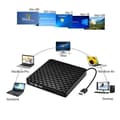 Miniatyrbild 4 av 4: Extern CD DVD-spelare USB 3.0 - YIKXIULF - CD-brännare - Svart - Windows/Mac