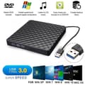 Miniatyrbild 1 av 4: Extern CD DVD-spelare USB 3.0 - YIKXIULF - CD-brännare - Svart - Windows/Mac