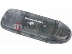 Gembird FD2-SD-1, MMC, MMC+, MMCmicro, SD, SDHC, SDIO, SDXC, Svart, USB 2.0, 13 g, 130 mm, 170 mm