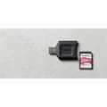 Miniatyrbilde 4 av 4: Kortleser Kingston MLP Svart SD