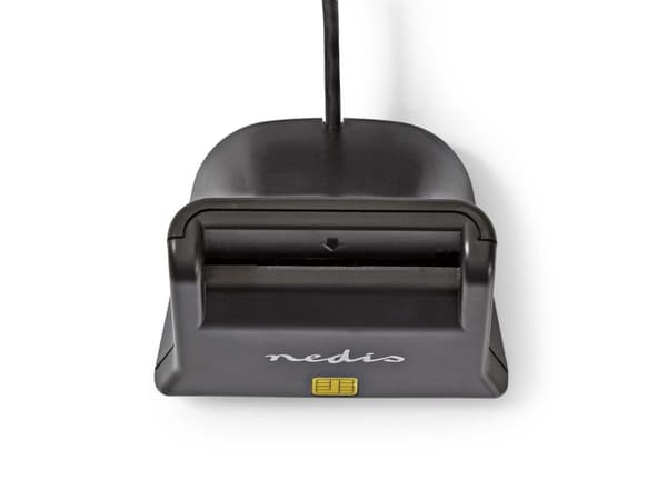 Nedis CRDRU2SM3BK, SmartMedia, musta, akryylinitriilibutadieenistyreeni, USB 2.0, 81 mm, 63 mm