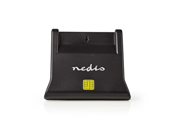 Nedis CRDRU2SM3BK, SmartMedia, musta, akryylinitriilibutadieenistyreeni, USB 2.0, 81 mm, 63 mm