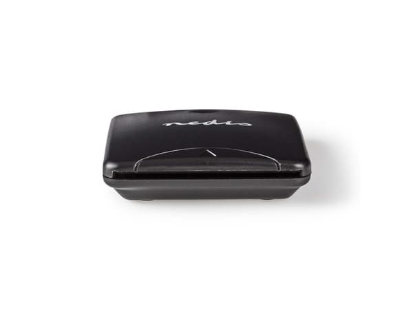 Nedis CRDRU2SM1BK, Lajittelu, Muovi, USB 2.0, 62 mm, 69 mm, 16 mm