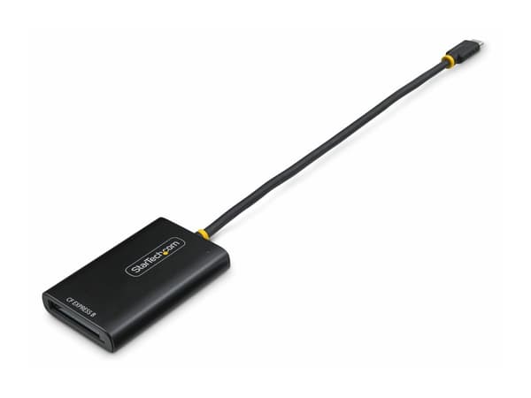 StarTech.com USB-C CFexpress Type B Card Reader, USB 10Gbps, Portable Memory Card Reader, USB Type-C to CF Express 2.0 Adapter, Works with Any Operat
