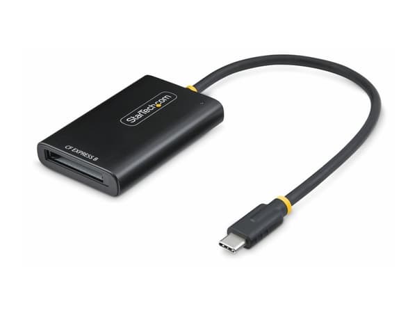 StarTech.com USB-C CFexpress Type B Card Reader, USB 10Gbps, Portable Memory Card Reader, USB Type-C to CF Express 2.0 Adapter, Works with Any Operat