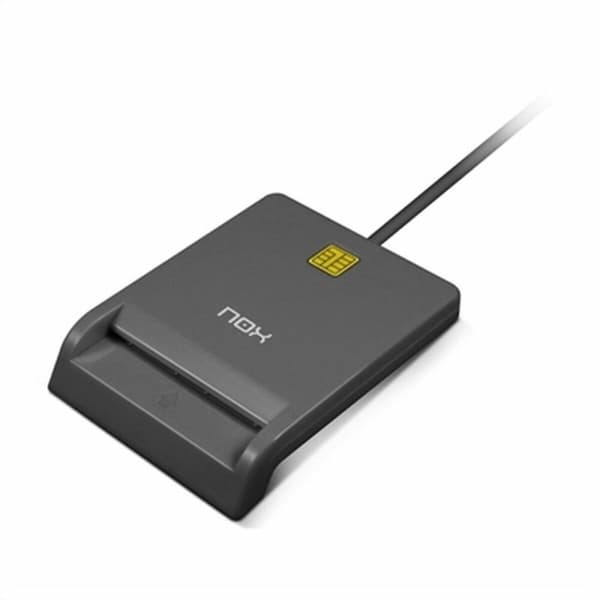 Kortläsare Nox NXLITECARDID Svart USB Uppkoppling Svart