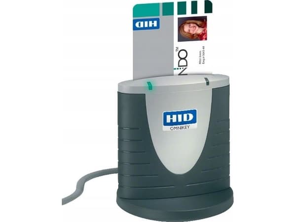 HID OMNIKEY 3121 - SMART-kortleser - USB 2.0 - to-tonet grått